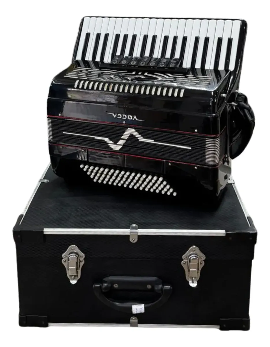 Acordeon Vogga 80 Baixos Preto (usado)