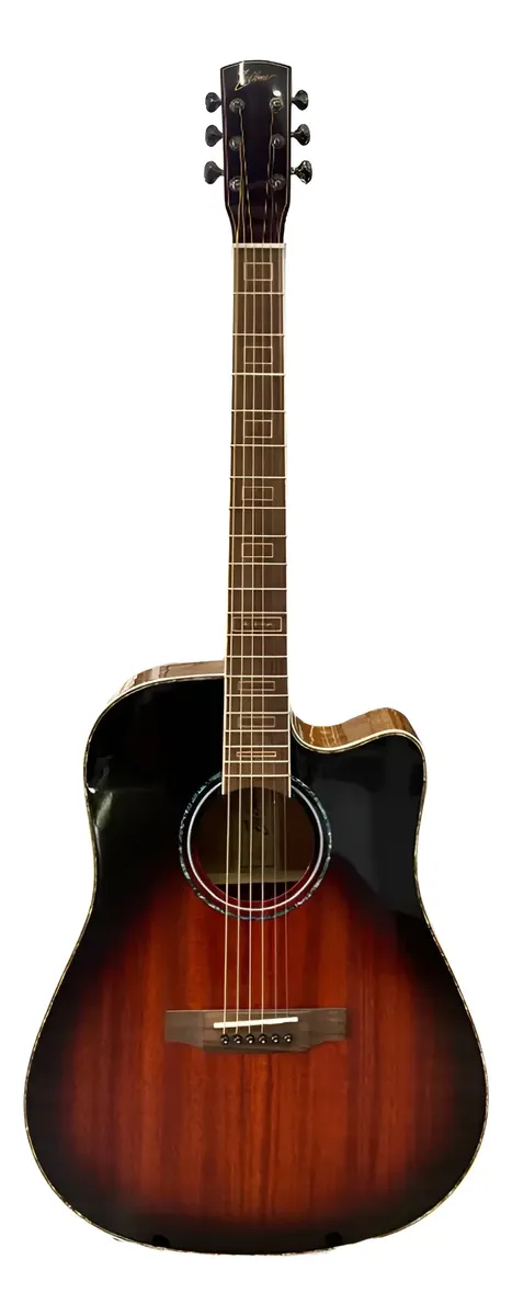 Violão Zellmer Elétrico Heritage Brownburst