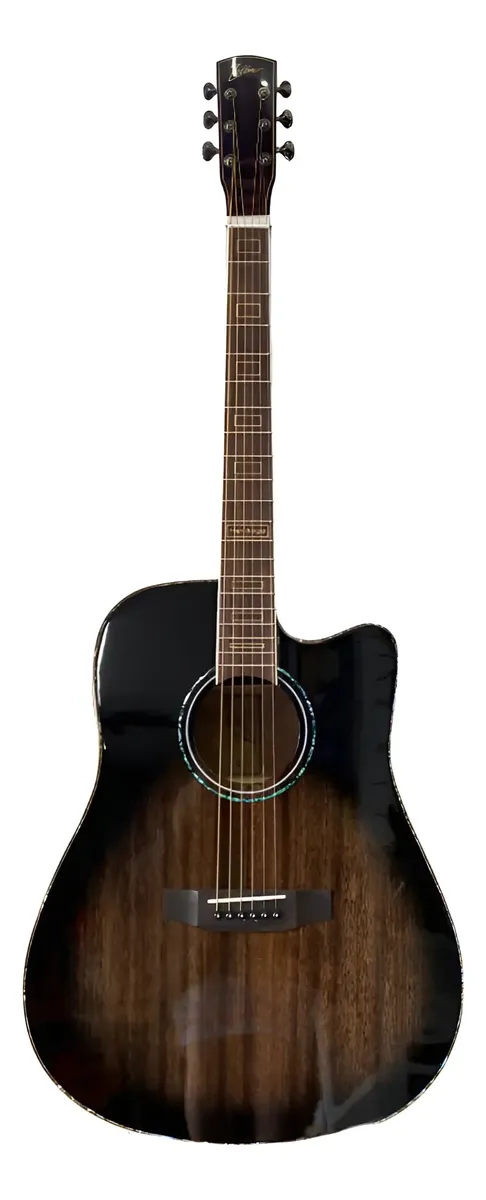Violão Zellmer Elétrico Heritage 41 Greyburst