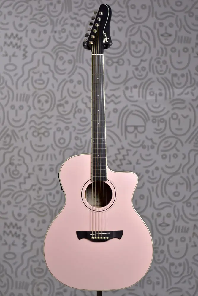 Violão Aço Tagima Rio Negro Latin America - Shell Pink Satin