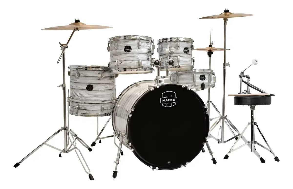 Bateria Mapex Prodigy Pdgs5245 5 Pçs Branca C/banco S/pratos