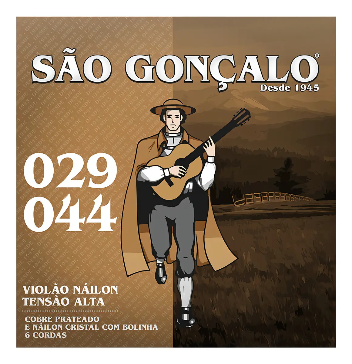 Encordoamento São Gonçalo p/ Violão Nailon 029/044