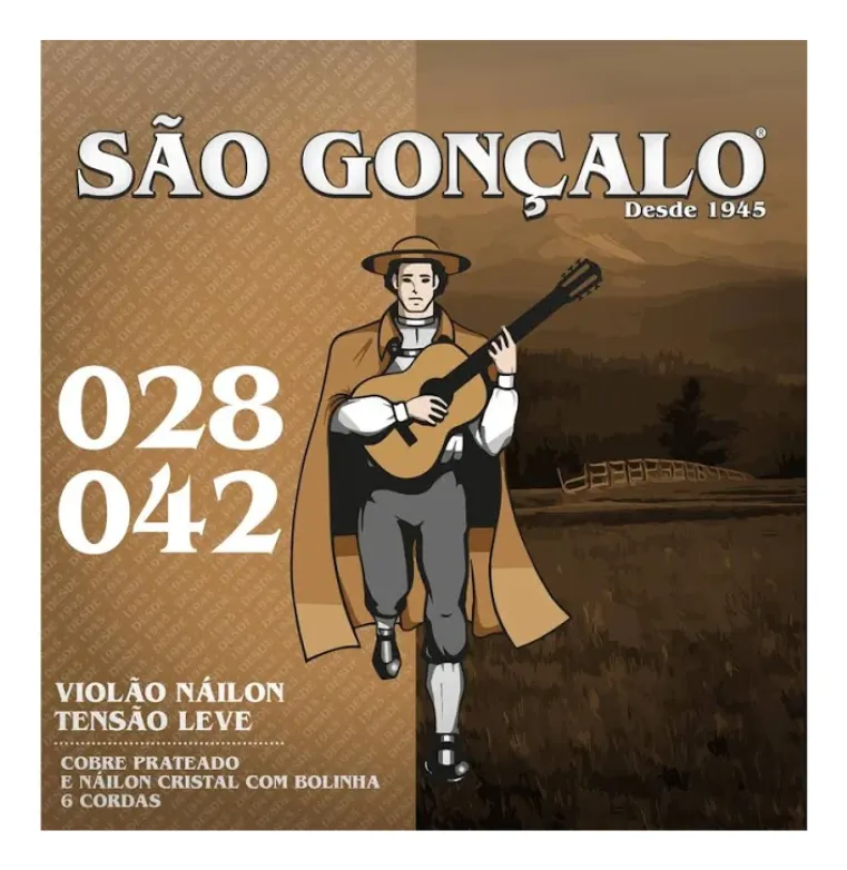 Encordoamento São Gonçalo p/ Violão Nailon 028/042