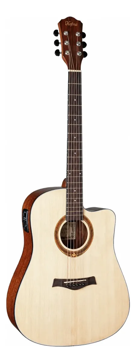 Violão Hofma Hmf290 Stnt Elétrico Folk
