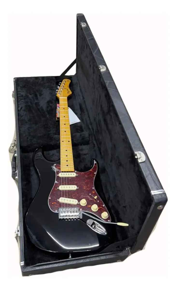 Case Kromus Preto Retangular Para Guitarra