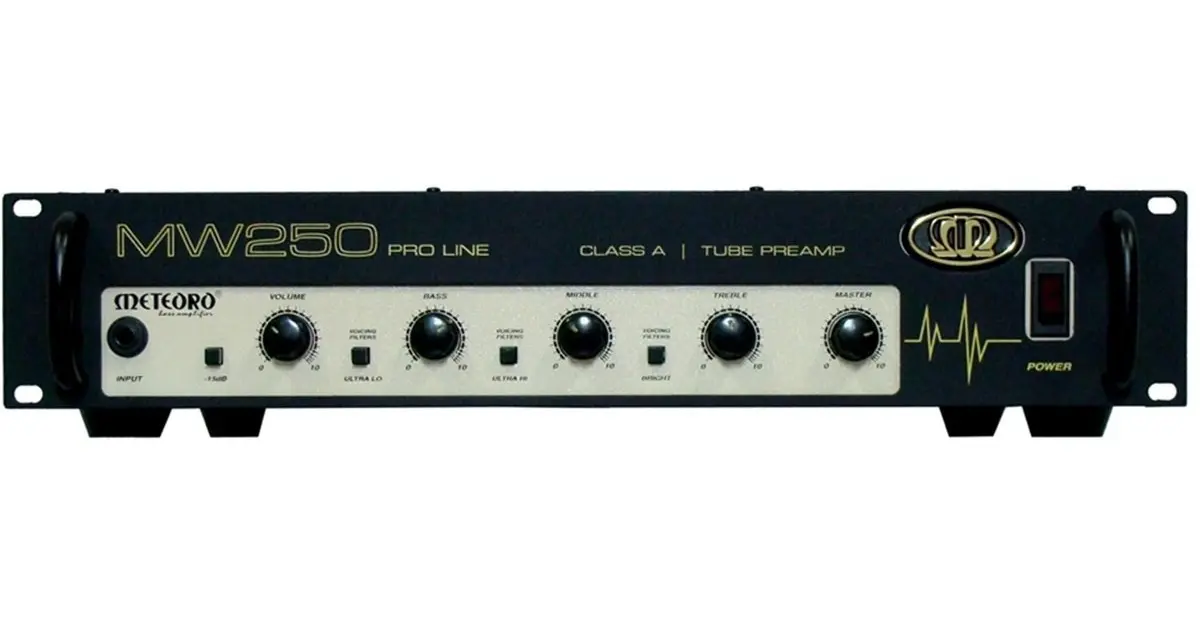 Cabeçote Contrabaixo Meteoro Mw 250 Pro Line -250 Wts