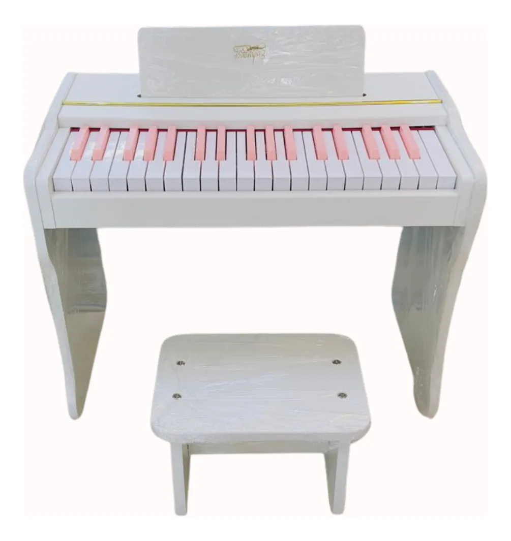 Piano Elétrico Infantil Endurance 37 Teclas Branco